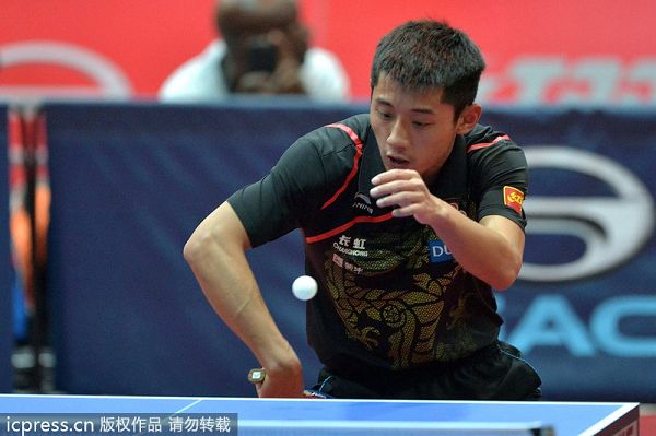 韩国队逆转奥地利队，张继科刷新纪录